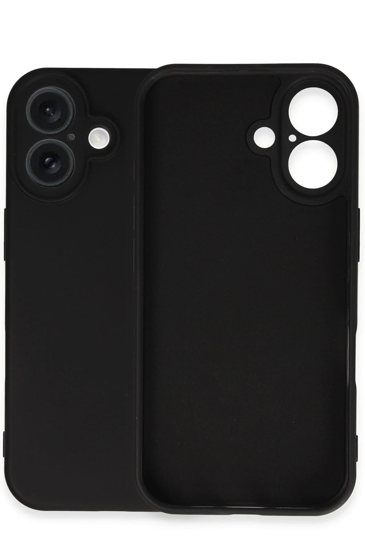 Newface Apple iPhone 16 Kılıf Nano içi Kadife Silikon - Siyah — görsel 2