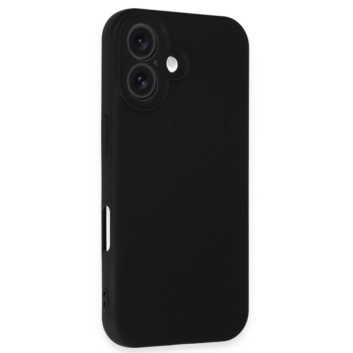 Newface Apple iPhone 16 Plus Kılıf Nano içi Kadife Silikon - Siyah — görsel 6