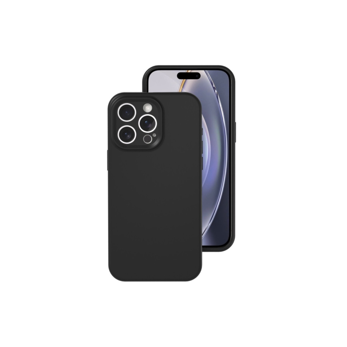 Newface Apple iPhone 16 Pro Kılıf Nano içi Kadife Silikon - Siyah — görsel 9