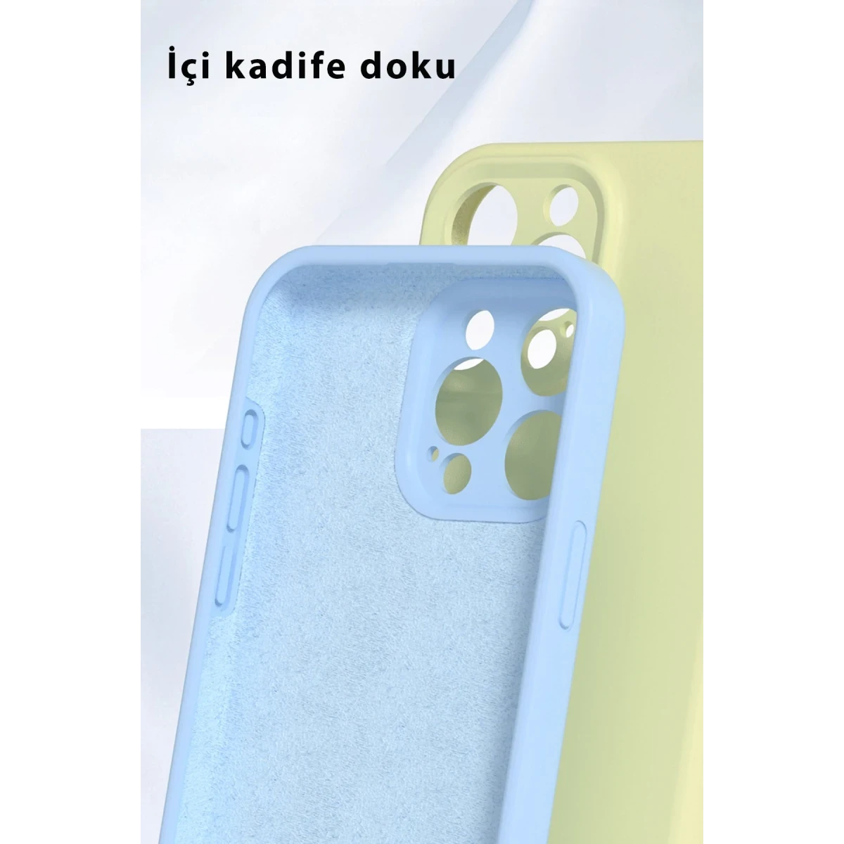 Newface Apple iPhone 16 Pro Kılıf Nano içi Kadife Silikon - Siyah — görsel 8
