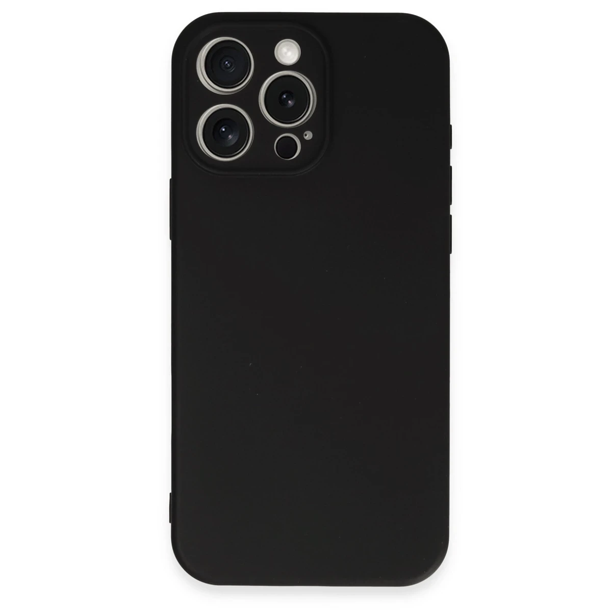 Newface Apple iPhone 16 Pro Max Kılıf Nano içi Kadife Silikon - Siyah — görsel 8