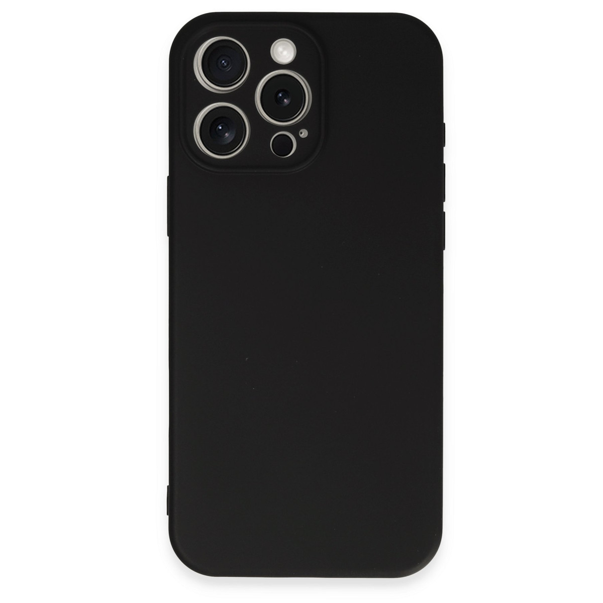 Newface Apple iPhone 16 Pro Max Kılıf Nano içi Kadife Silikon - Siyah — görsel 12