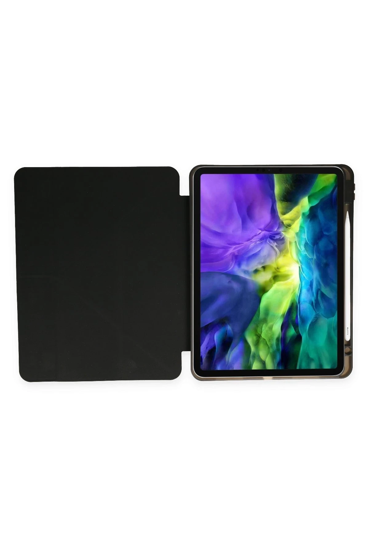 Newface Apple iPad Pro 13 (2024) Kılıf Kalemlikli Mars Tablet Kılıfı - Siyah — görsel 2