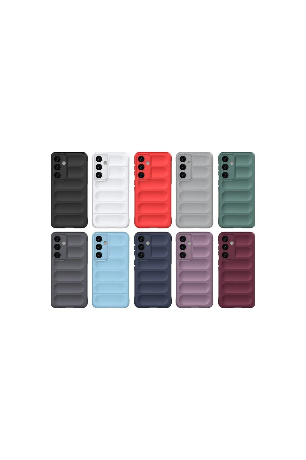 Newface Samsung Galaxy S24 FE Kılıf Optimum Silikon - Siyah