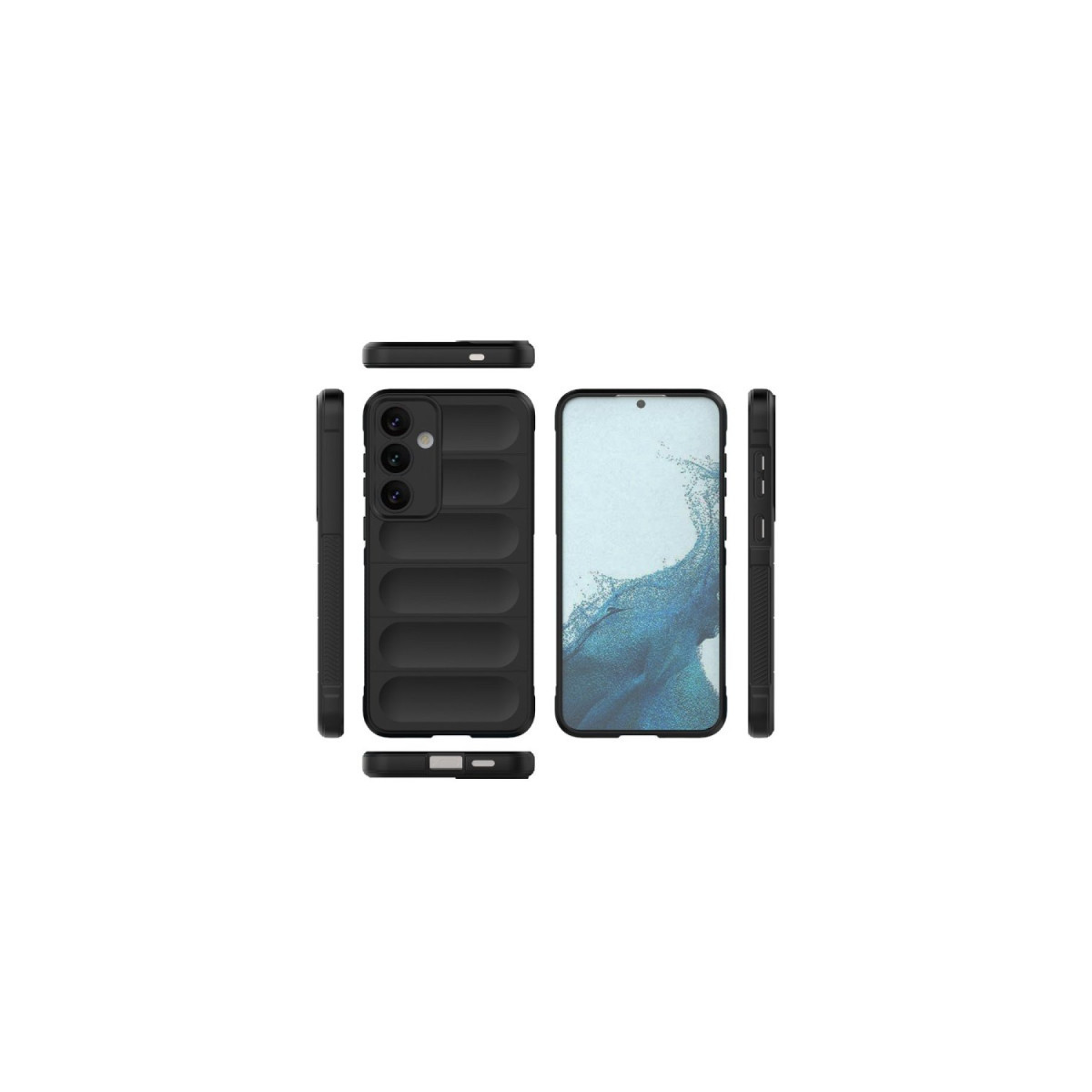Newface Samsung Galaxy S24 FE Kılıf Optimum Silikon - Siyah — görsel 9