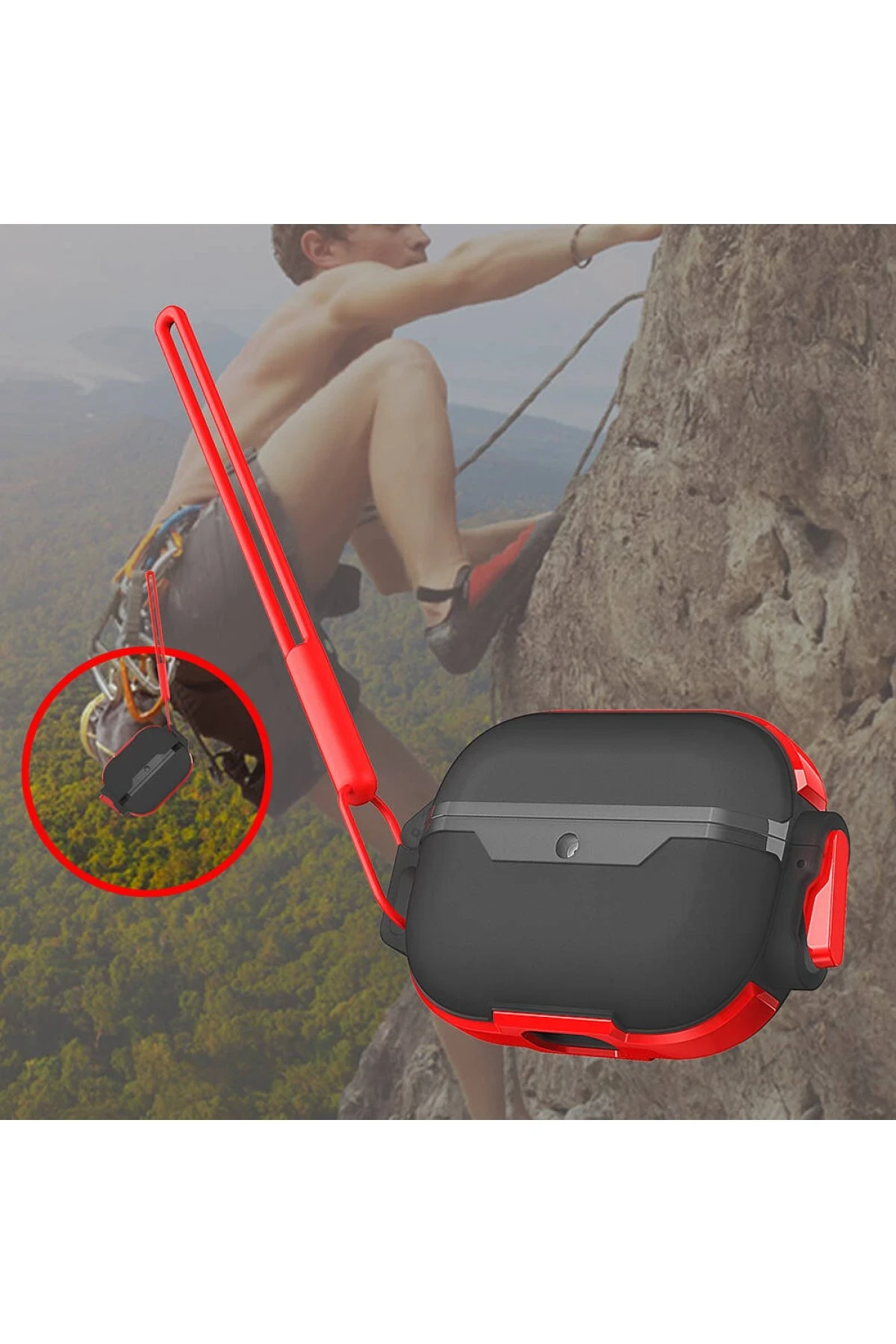 Newface Apple Airpods 4 (4.nesil) Predator Airpods Kılıf - Siyah — görsel 4
