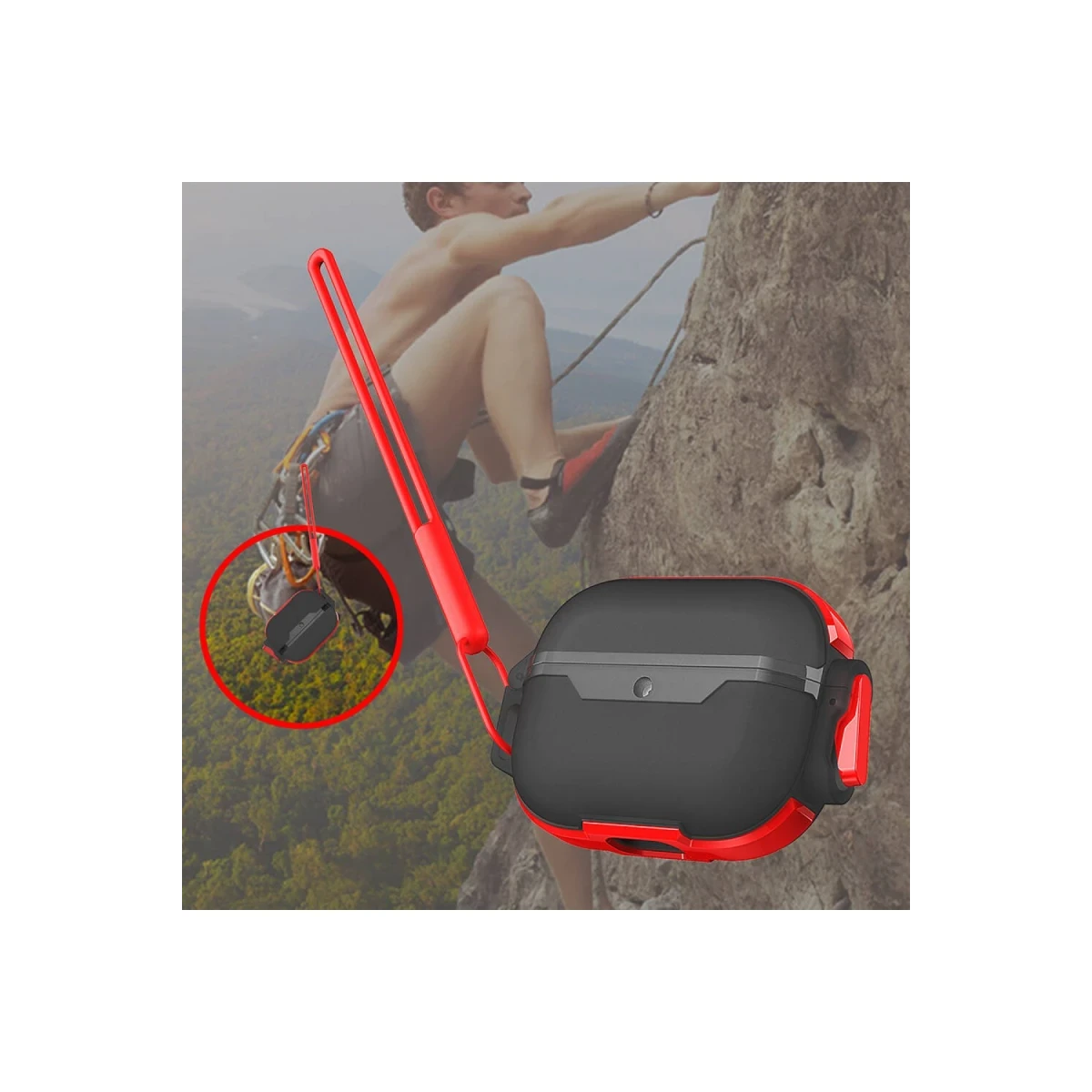 Newface Apple Airpods 4 (4.nesil) Predator Airpods Kılıf - Siyah — görsel 9