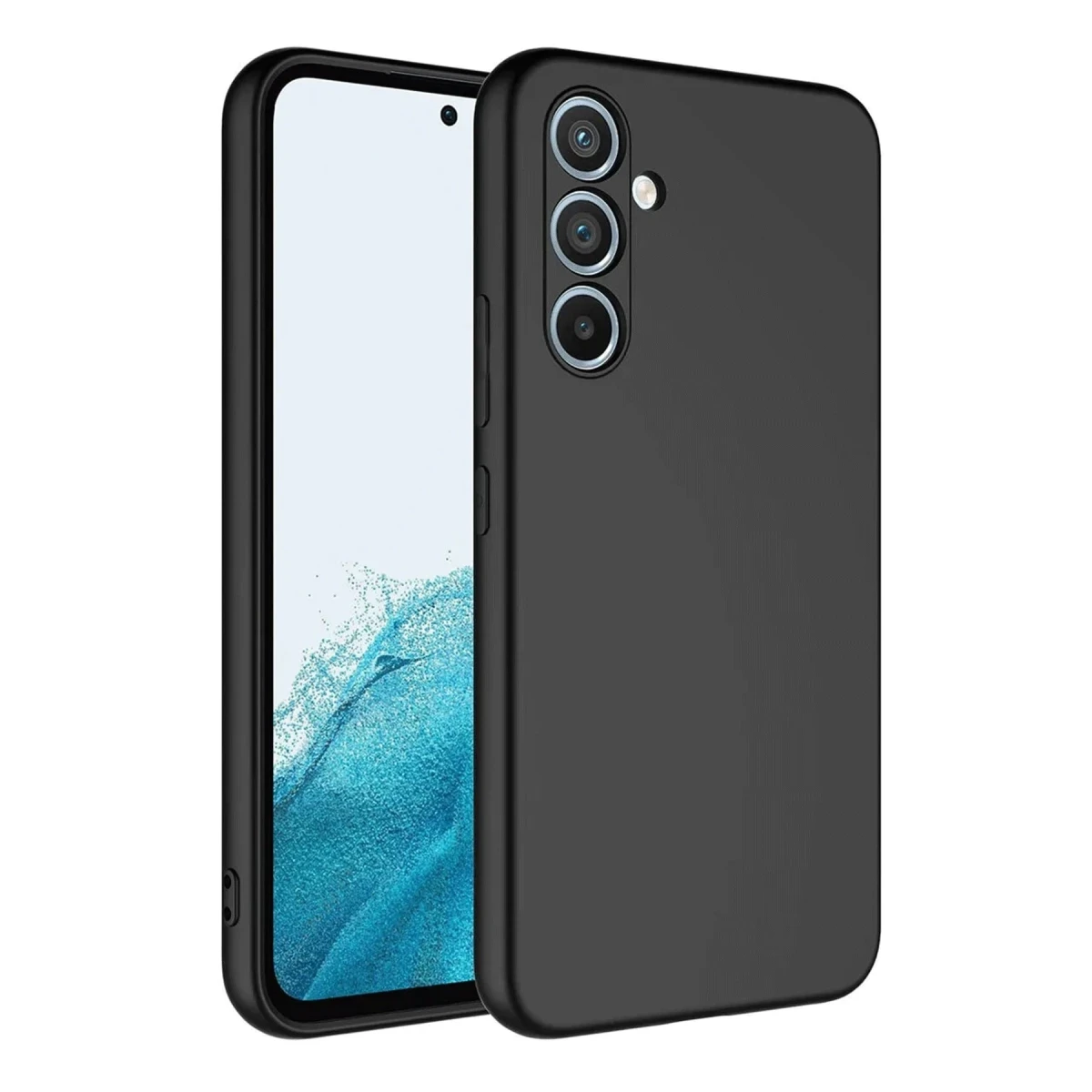 Newface Samsung Galaxy A16 5G Kılıf First Silikon - Siyah — görsel 2