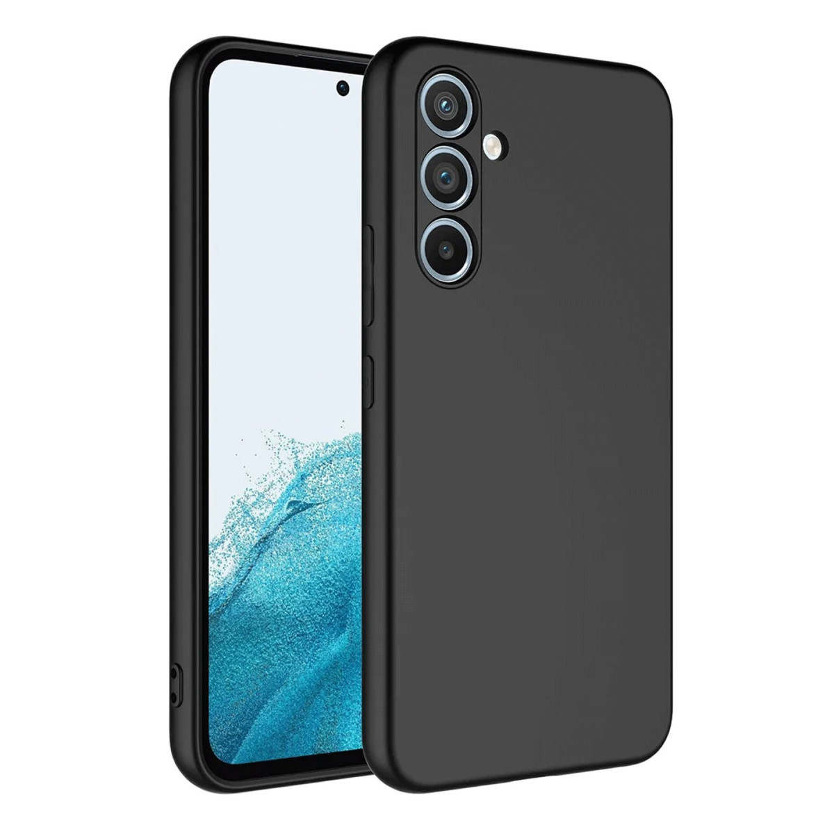 Newface Samsung Galaxy A16 5G Kılıf First Silikon - Siyah — görsel 3