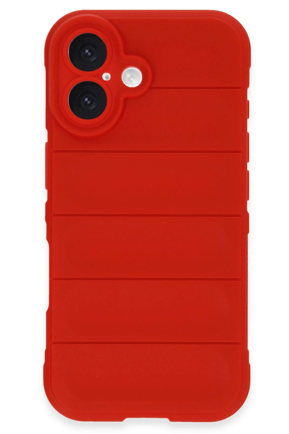 Newface iPhone 16 Kılıf Optimum Silikon - Kırmızı