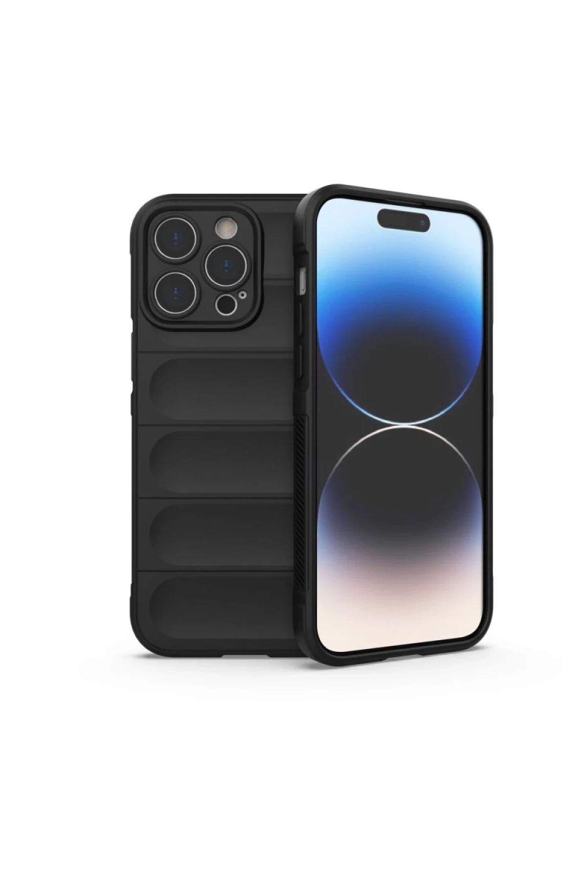 Newface iPhone 16 Pro Max Kılıf Optimum Silikon - Siyah