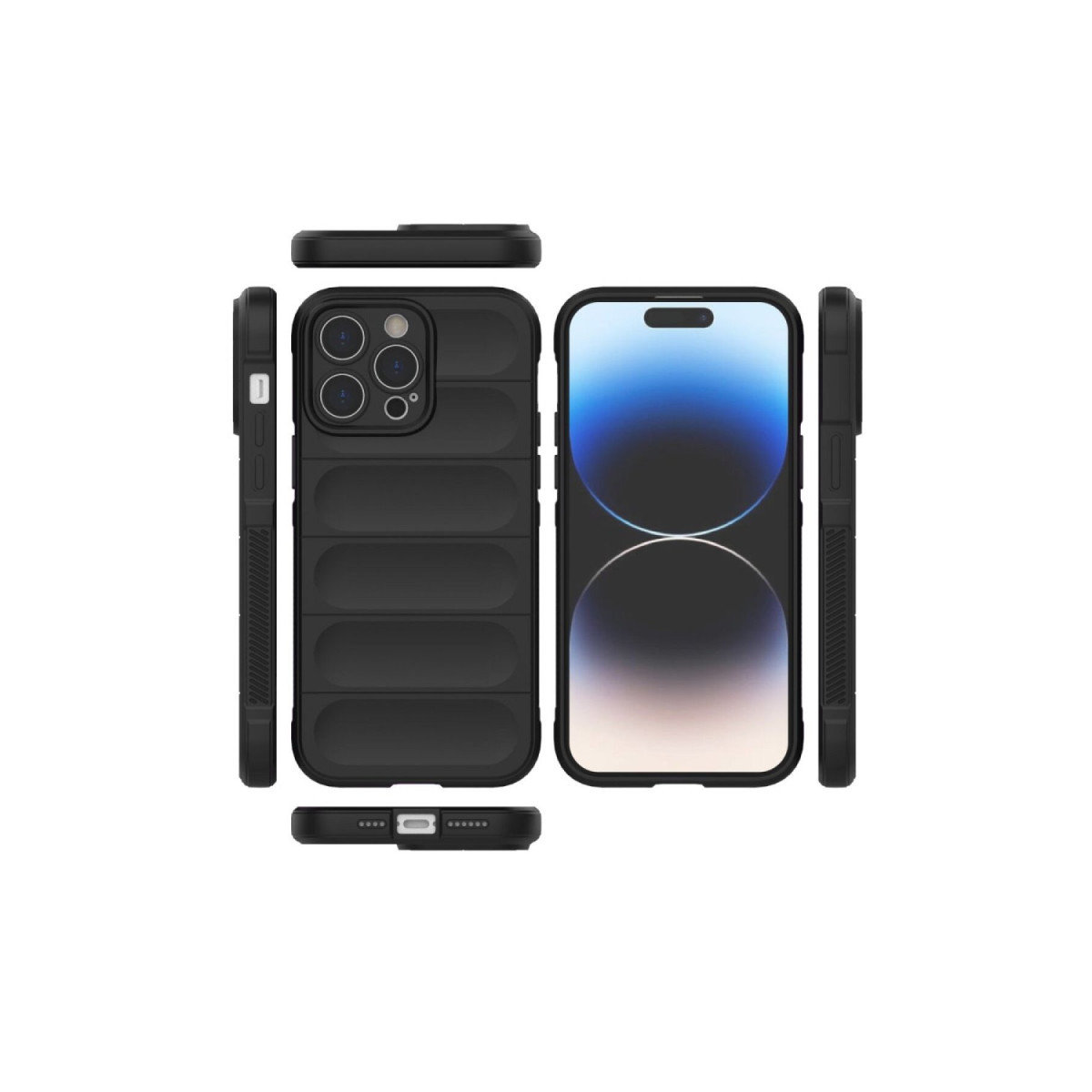 Newface Apple iPhone 16 Pro Max Kılıf Optimum Silikon - Siyah — görsel 11