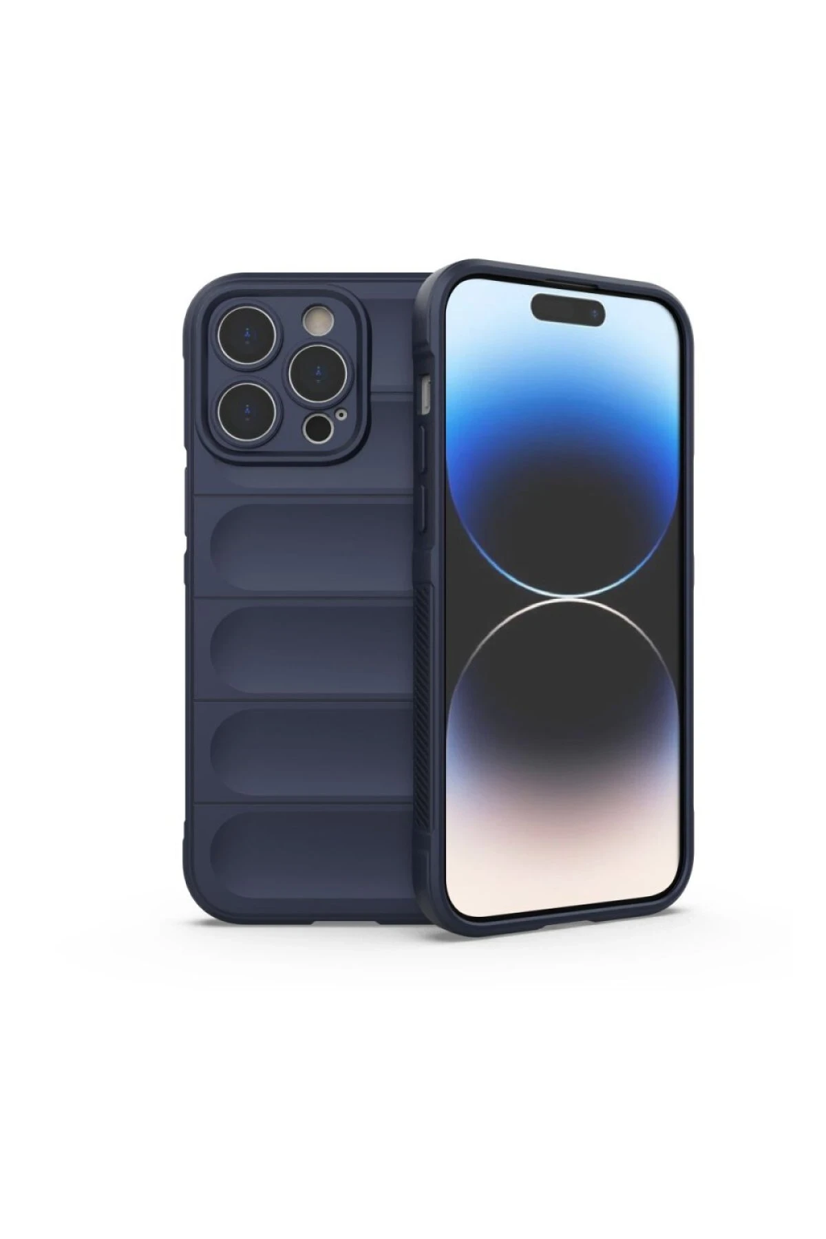 Newface iPhone 16 Pro Max Kılıf Optimum Silikon - Lacivert