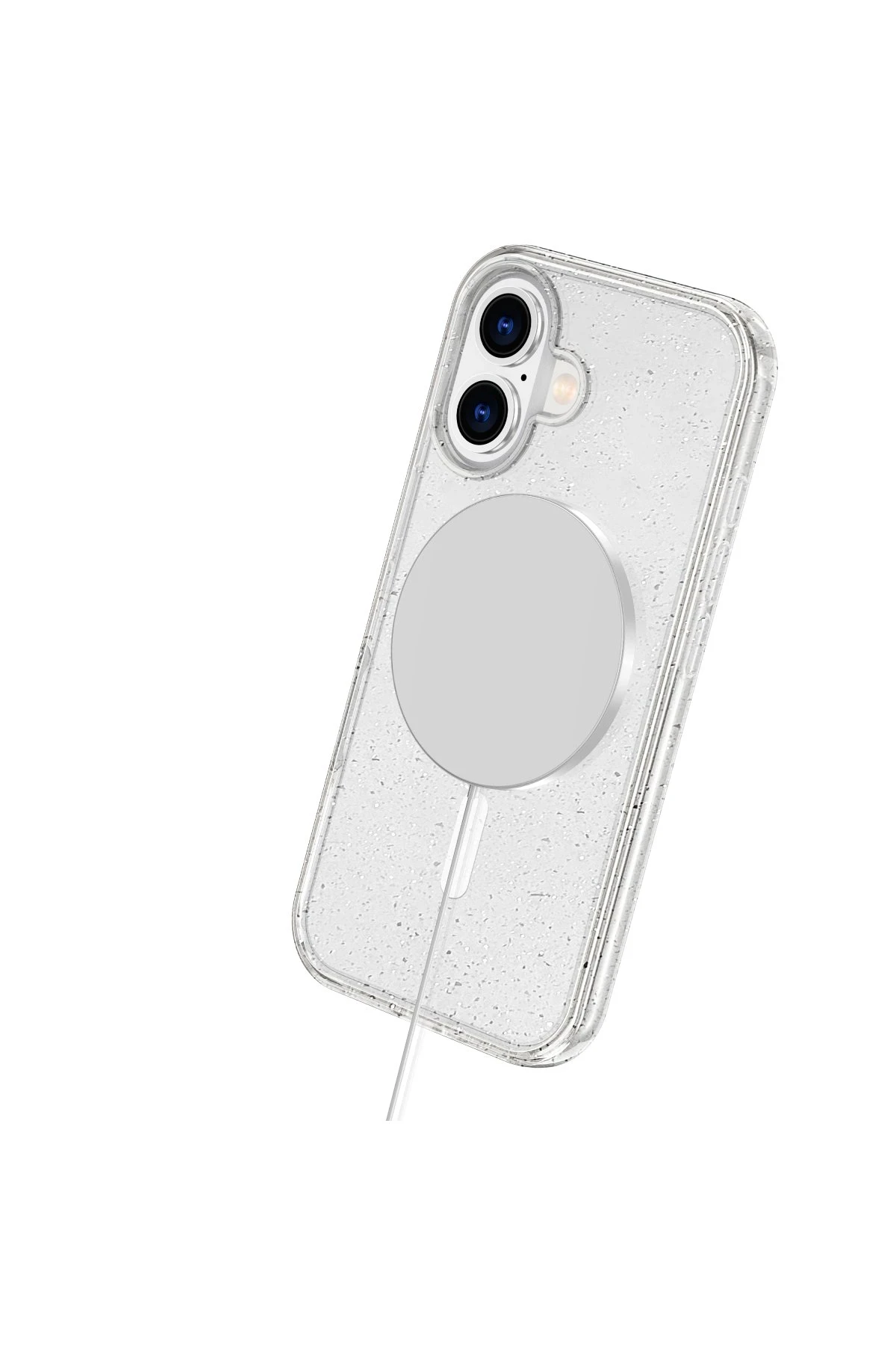 Newface iPhone 16 Plus Kılıf Glow Magsafe Kapak - Turuncu