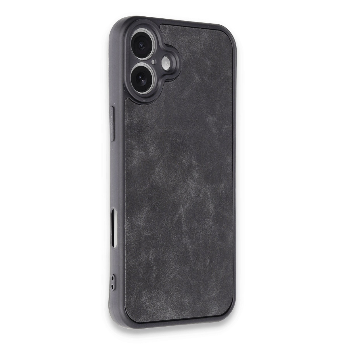 Newface Apple iPhone 16 Plus Kılıf Aras Deri Kapak - Siyah — görsel 8