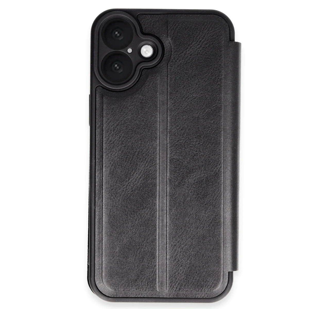 Newface Apple iPhone 16 Plus Kılıf Flip Cover - Siyah — görsel 4