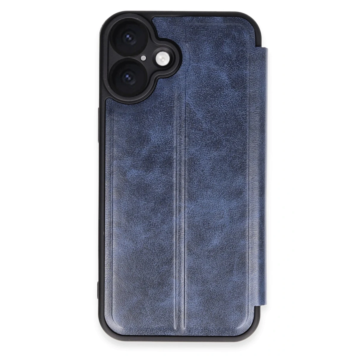 Newface Apple iPhone 16 Plus Kılıf Flip Cover - Lacivert