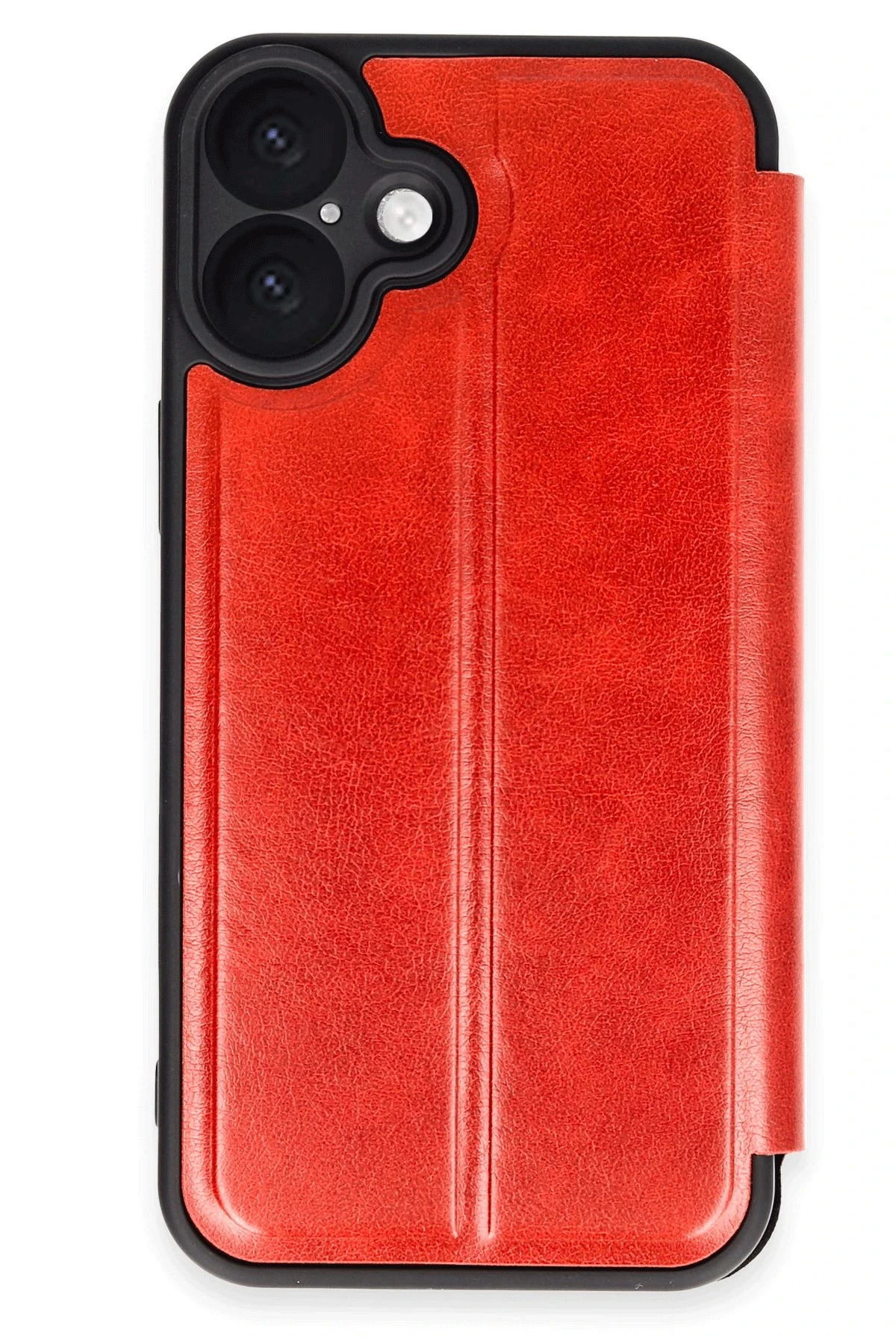 Newface iPhone 16 Plus Kılıf Flip Cover - Kırmızı