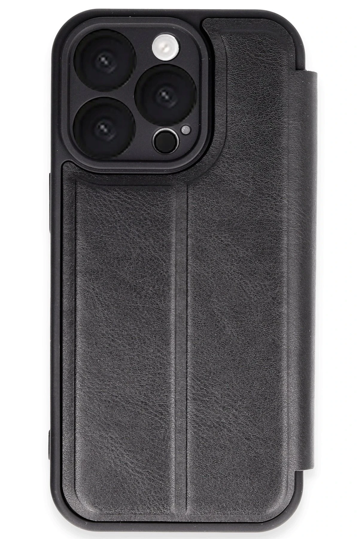 Newface Apple iPhone 16 Pro Max Kılıf Flip Cover - Siyah