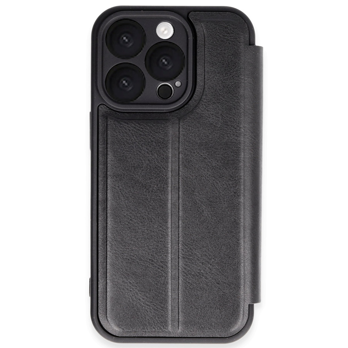 Newface Apple iPhone 16 Pro Max Kılıf Flip Cover - Siyah — görsel 7