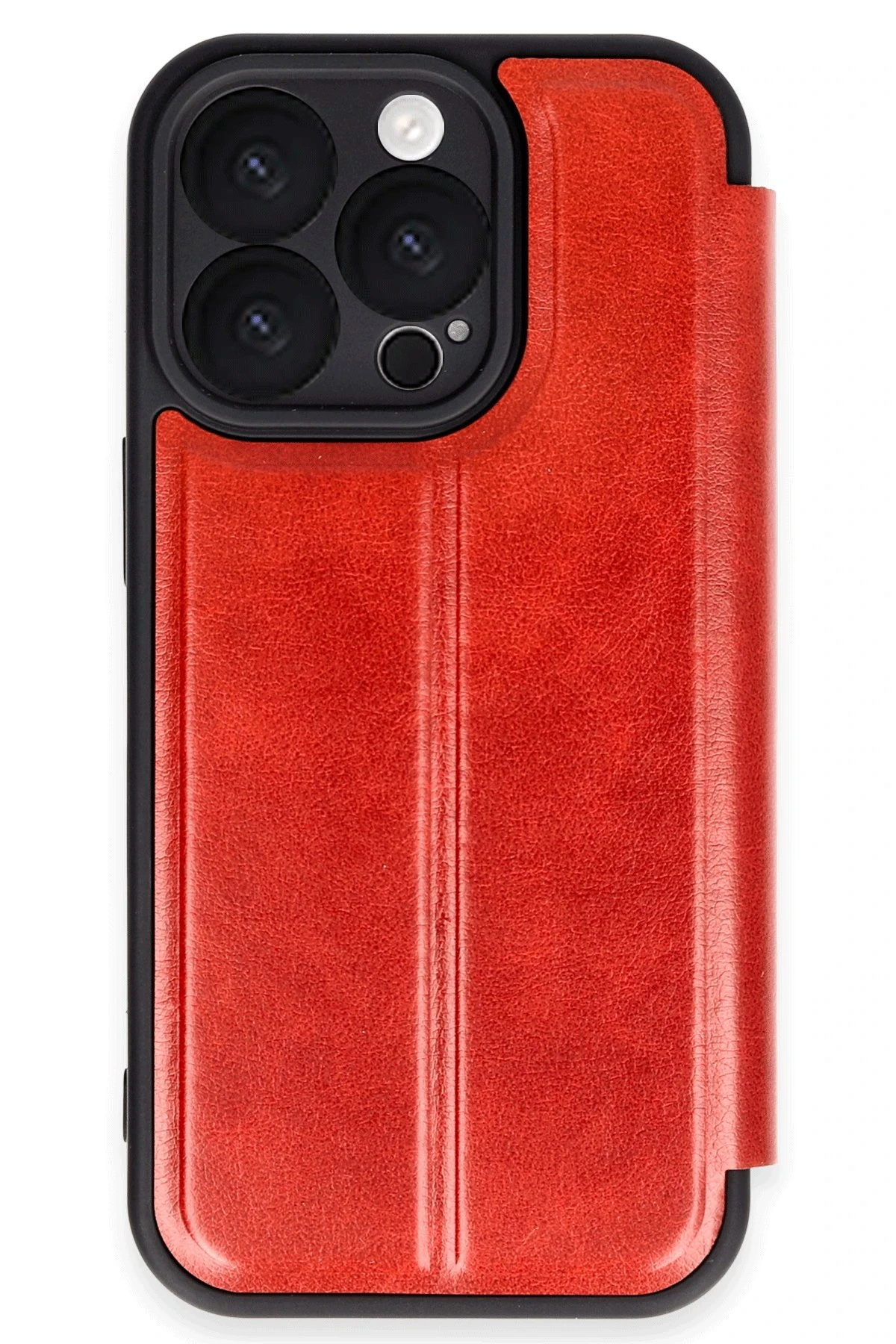 Newface iPhone 16 Pro Max Kılıf Flip Cover - Kırmızı
