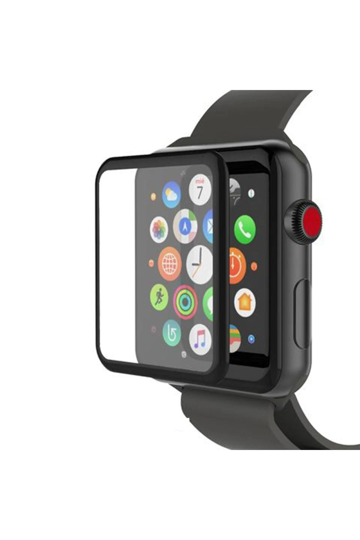 Newface Apple Watch 46mm Polymer Nano Ekran Koruyucu - Şeffaf
