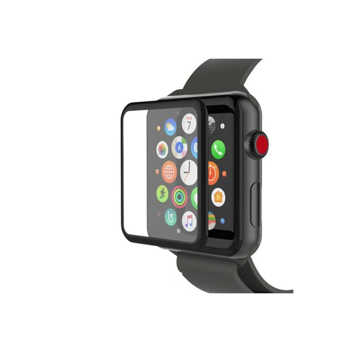 Newface Apple Watch 46mm Polymer Nano Ekran Koruyucu - Şeffaf — görsel 4