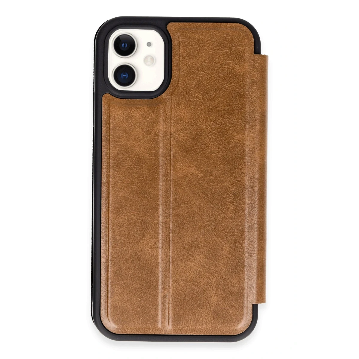 Newface Apple iPhone 11 Kılıf Flip Cover - Taba