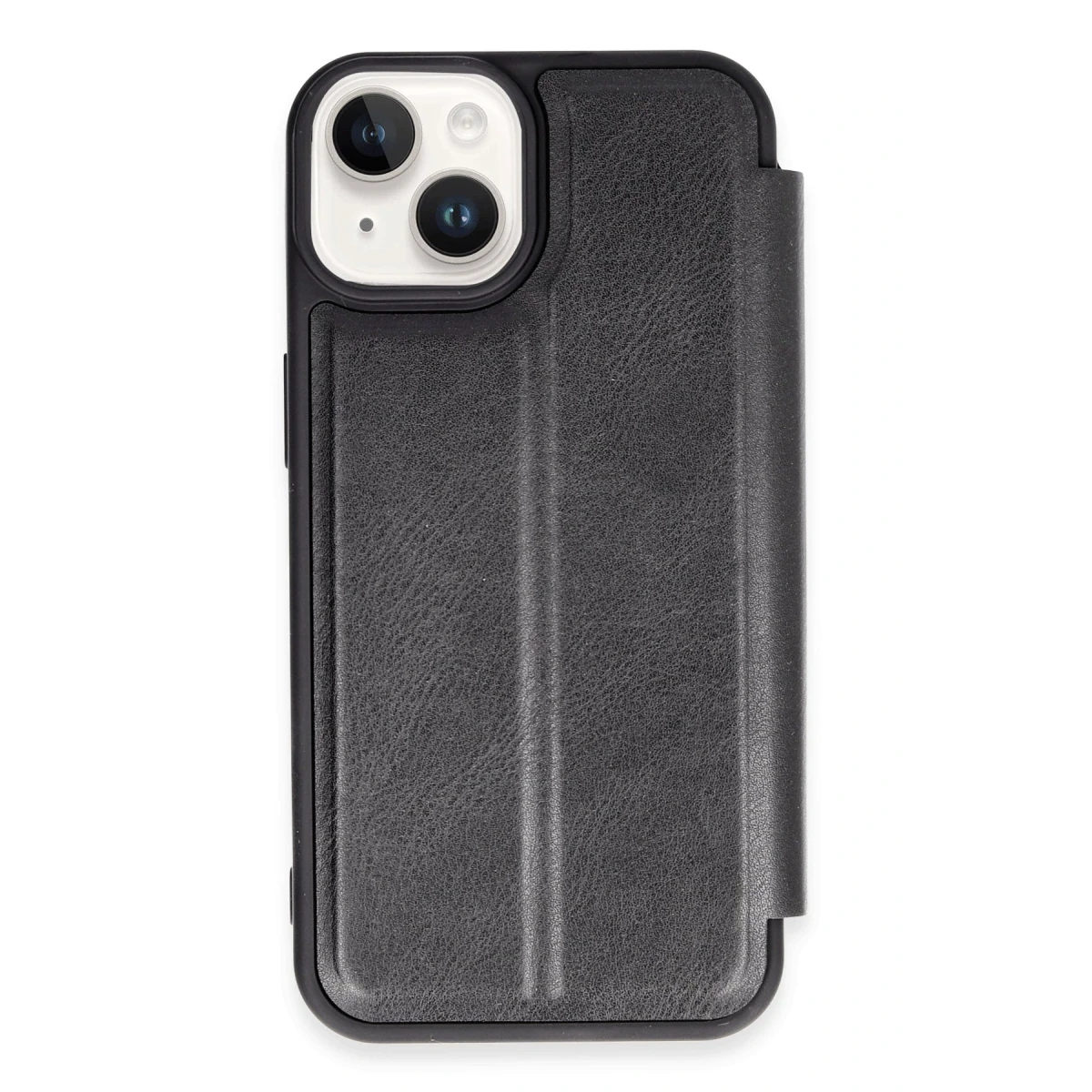 Newface Apple iPhone 14 Kılıf Flip Cover - Siyah — görsel 3