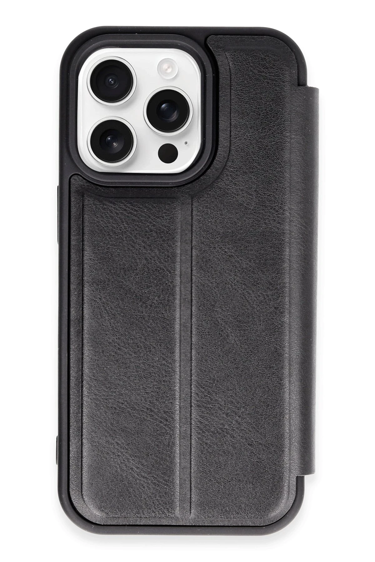 Newface iPhone 14 Pro Max Kılıf Flip Cover - Siyah