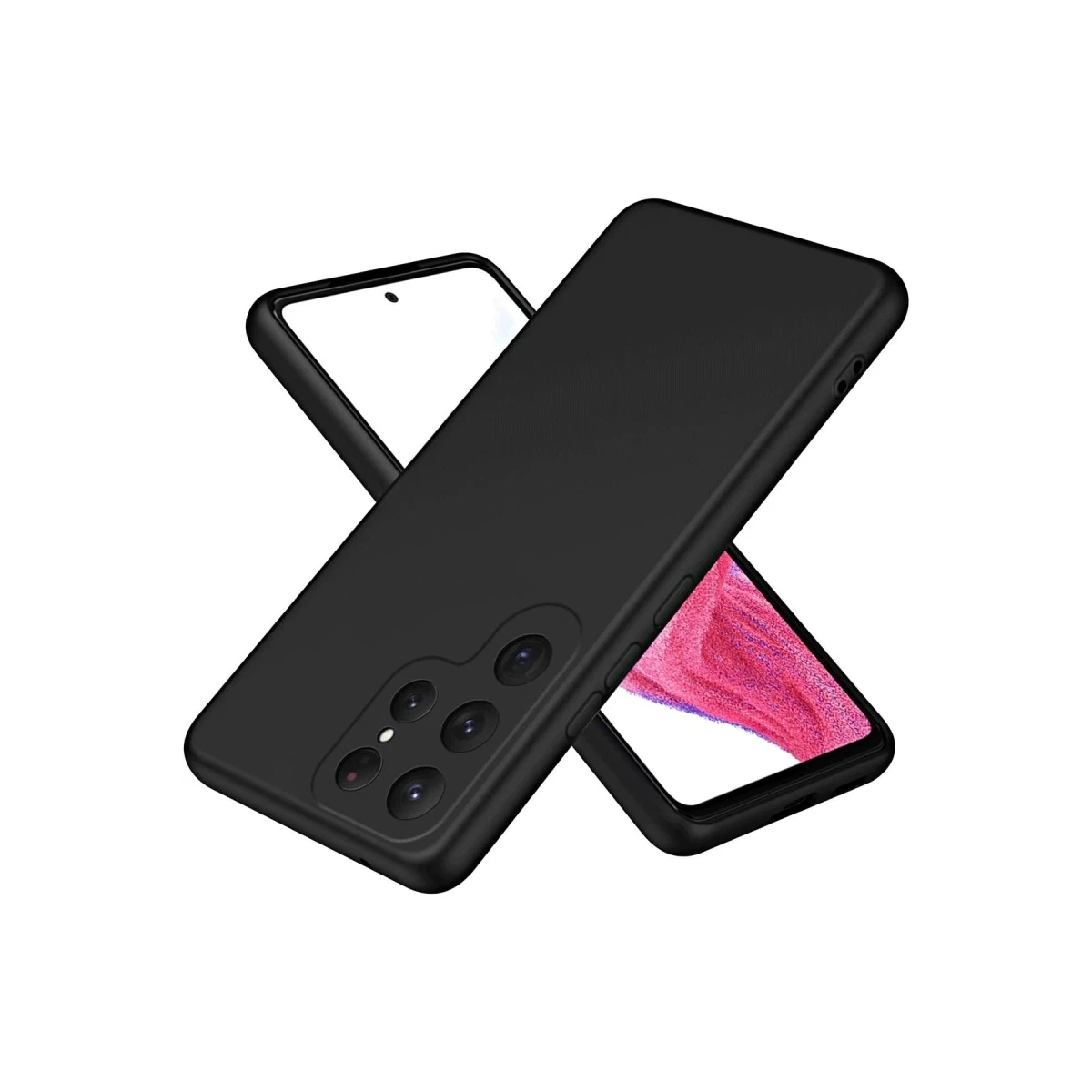Newface Samsung Galaxy S25 Ultra Kılıf First Silikon - Siyah — görsel 2