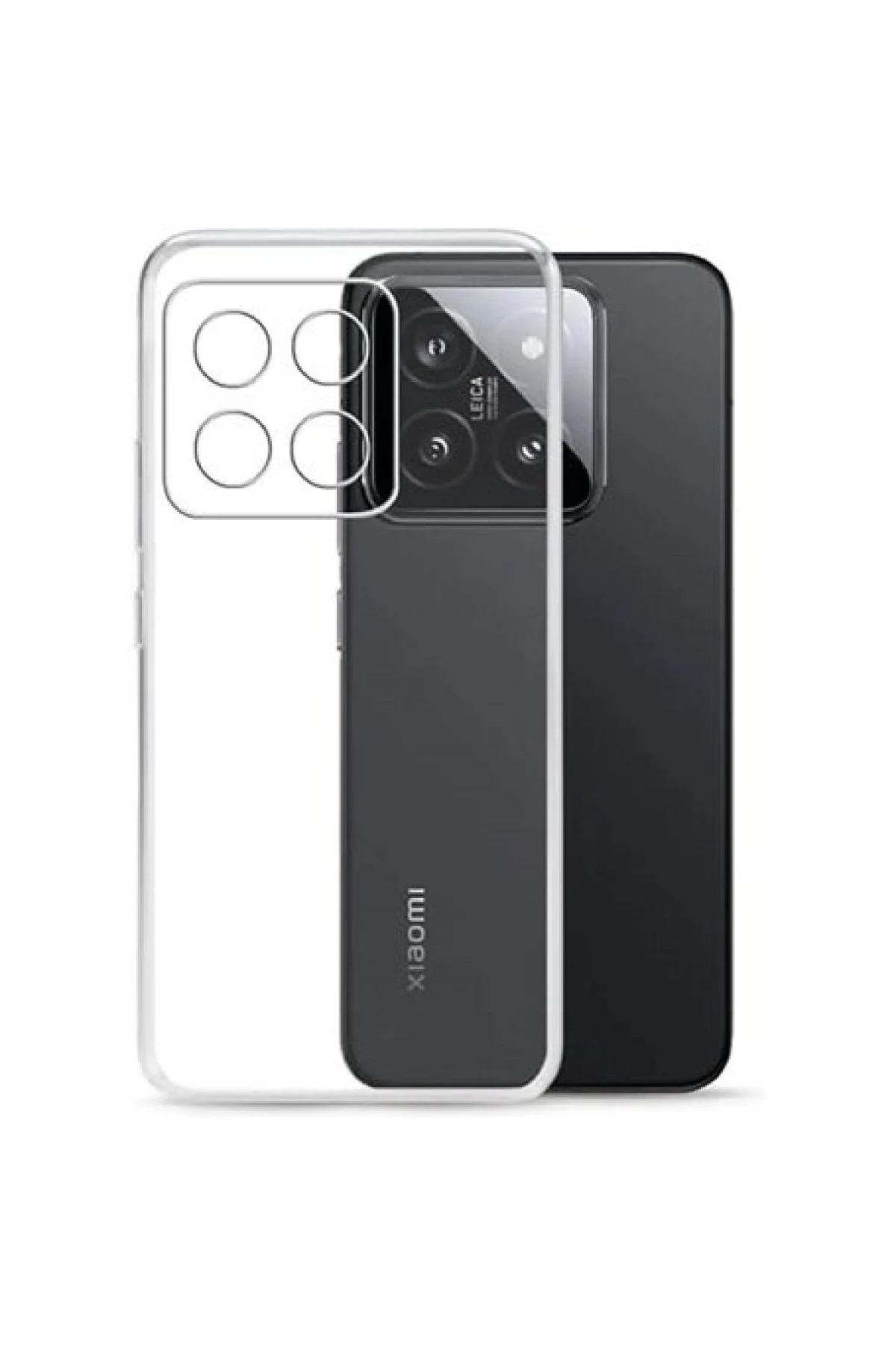 Newface Xiaomi Mi 14T Pro Kılıf Lüx Şeffaf Silikon