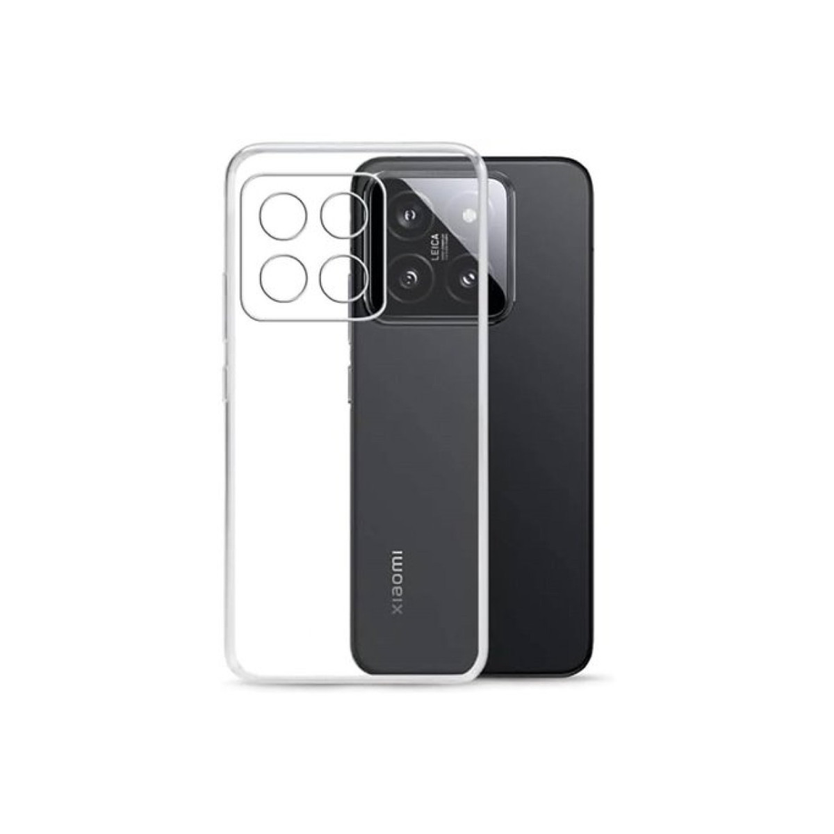 Newface Xiaomi Mi 14T Pro Kılıf Lüx Şeffaf Silikon — görsel 5