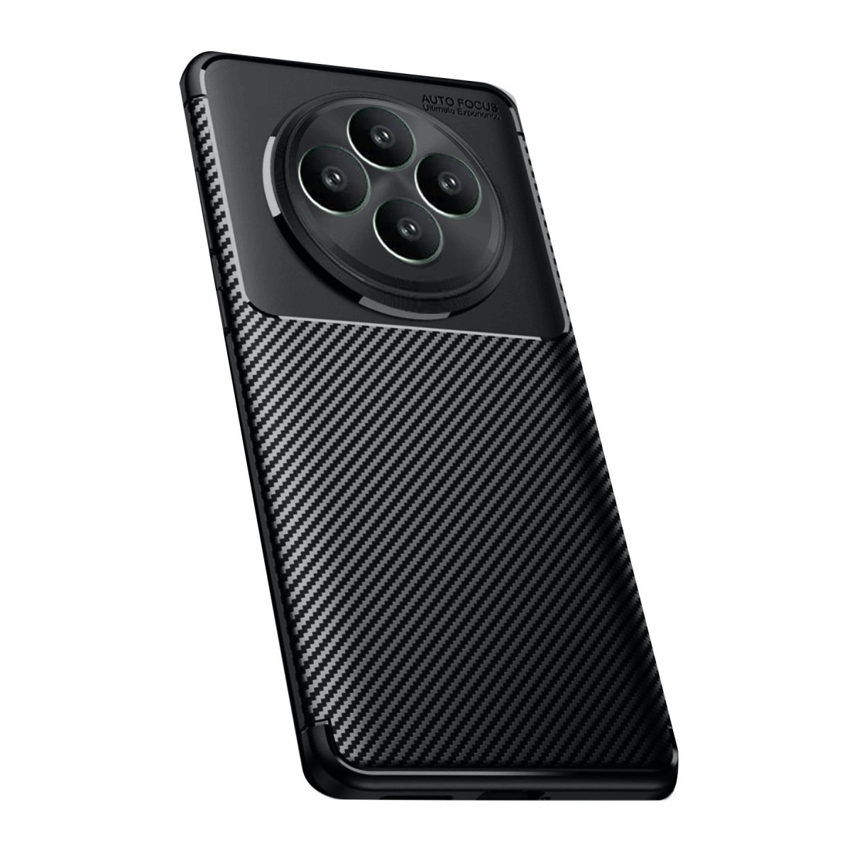Newface Oppo Reno 11 FS Kılıf Auto Focus Karbon Kapak - Siyah — görsel 3