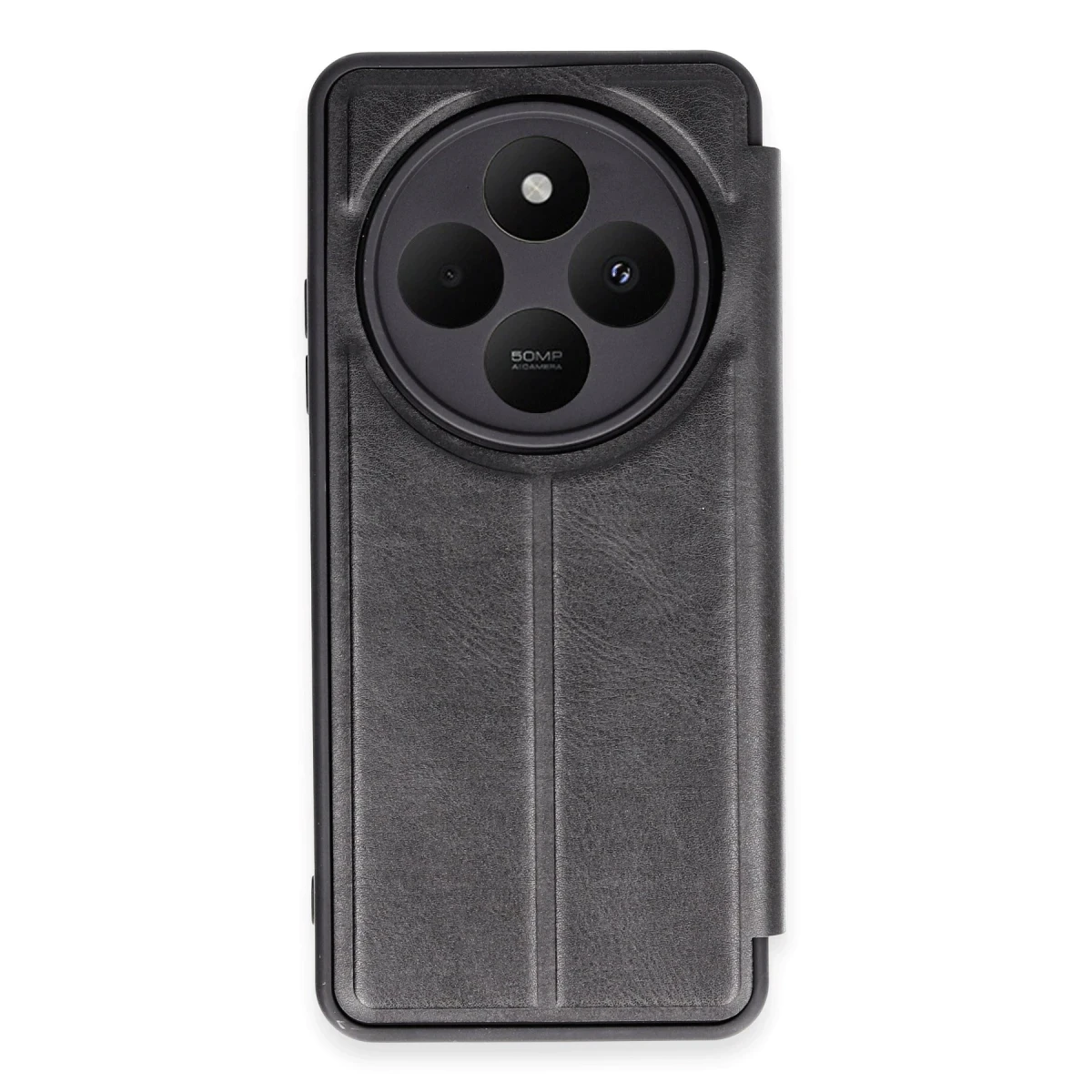 Newface Xiaomi Redmi 14C Kılıf Flip Cover - Siyah — görsel 3