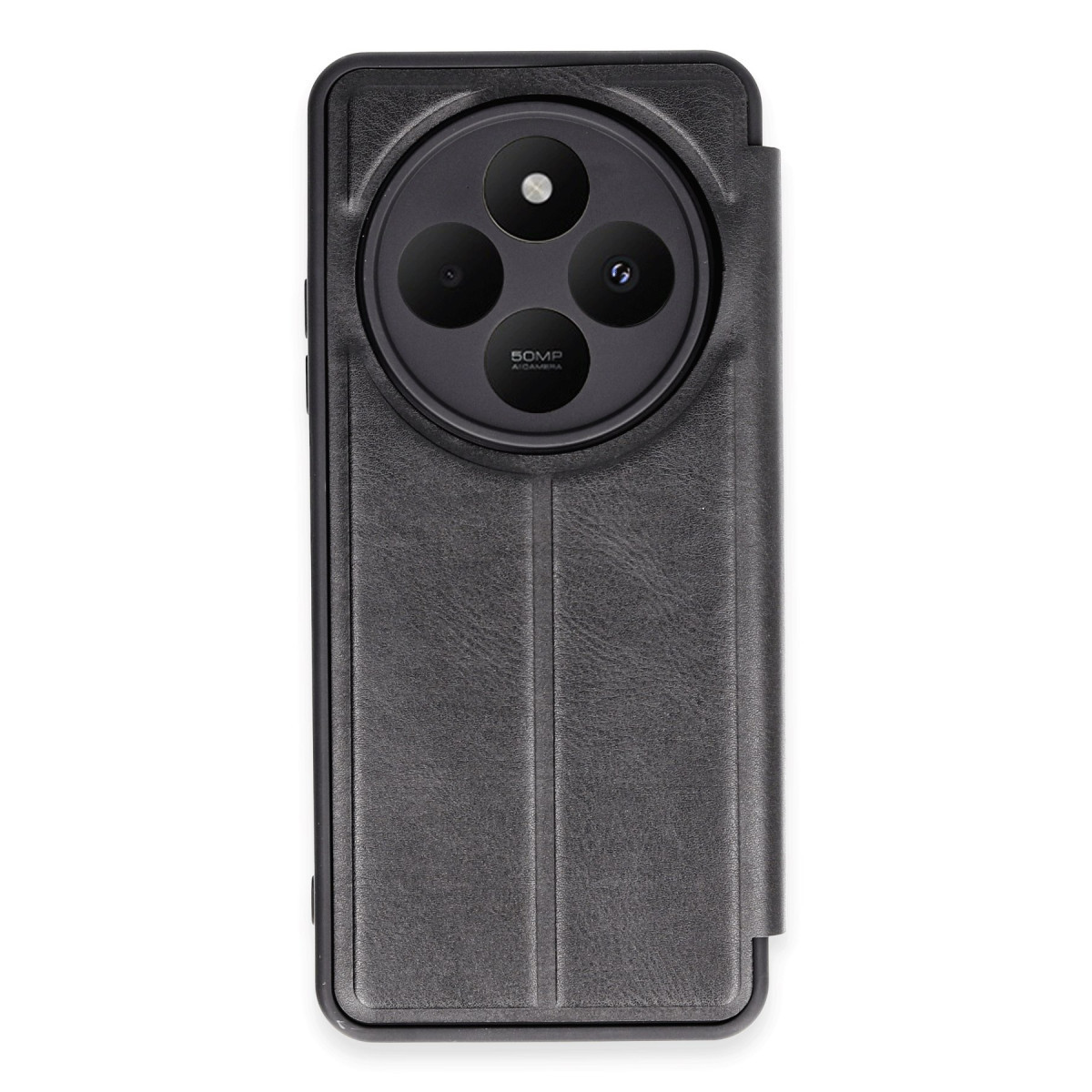 Newface Xiaomi Redmi 14C Kılıf Flip Cover - Siyah — görsel 5