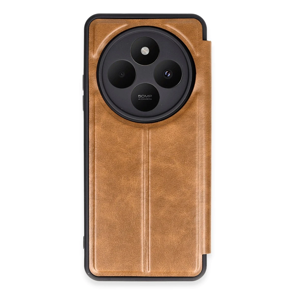 Newface Xiaomi Redmi 14C Kılıf Flip Cover - Taba