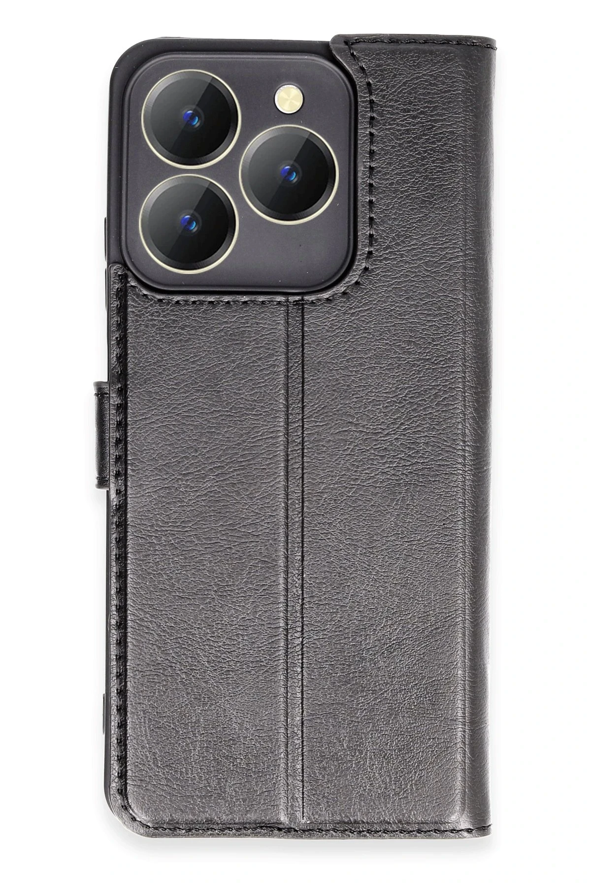 Newface Realme C61 Kılıf Trend S Plus Kapaklı Kılıf - Siyah