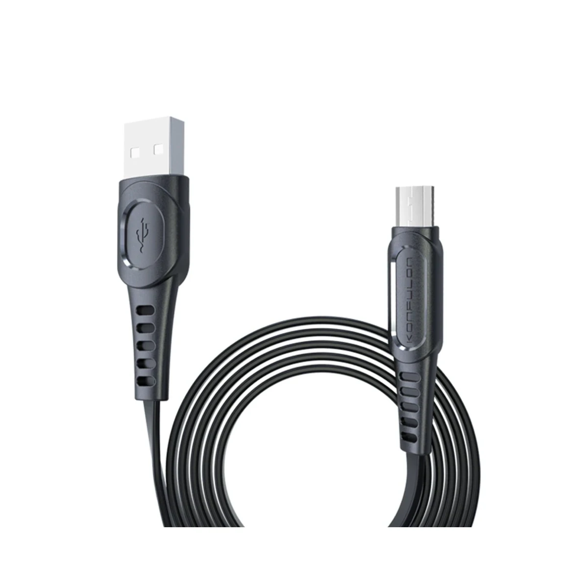 Konfulon DC01 Süper Hızlı Micro USB Kablo 1M 2.4A - Siyah — görsel 3