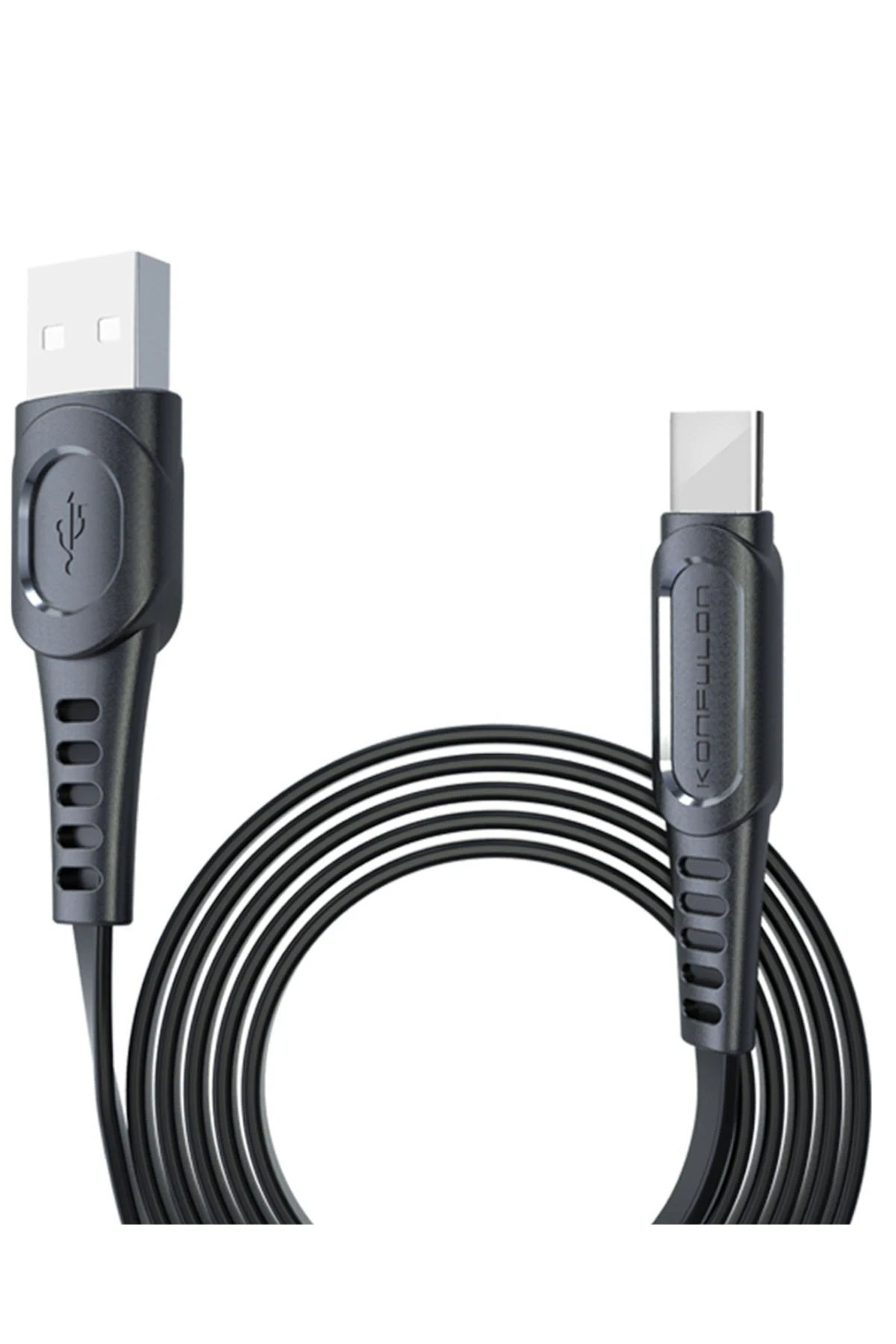 Konfulon DC03 Süper Hızlı Type-C Kablo 1M 2.4A - Siyah