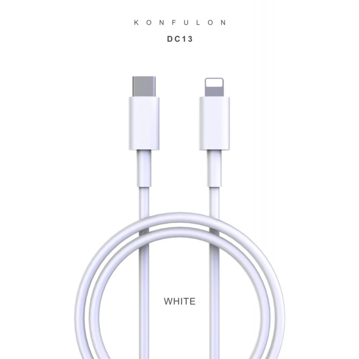 Konfulon DC13 1M 20W Type-C to Lightning Kablo iphone Uyumlu — görsel 4