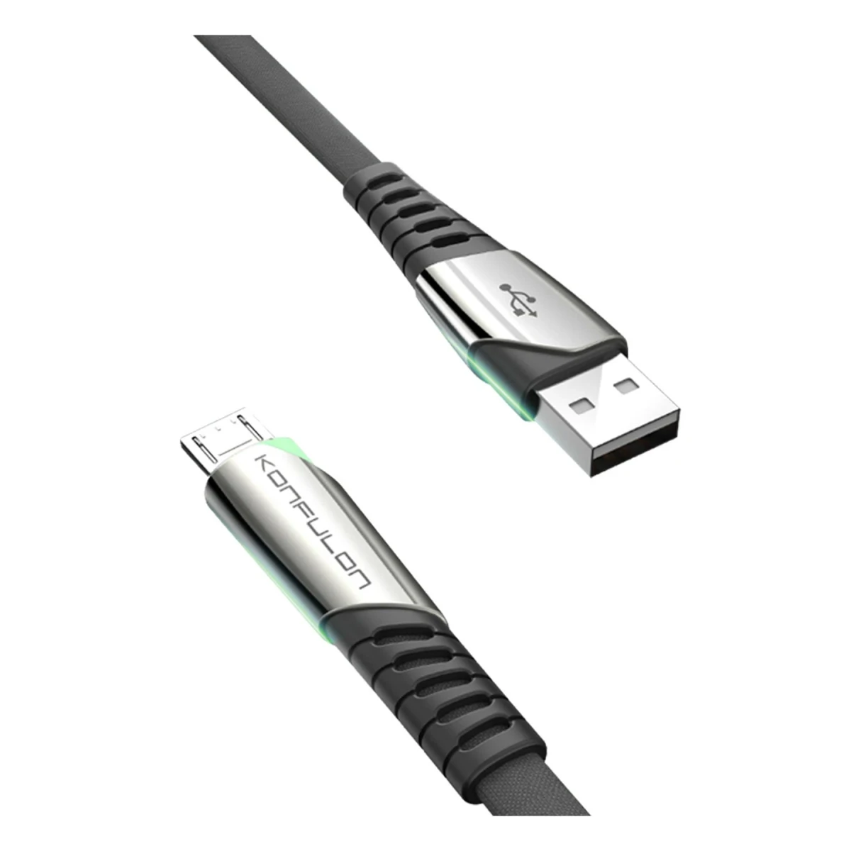 Konfulon DC16 Micro USB Kablo 1M 2.4A - Siyah — görsel 4