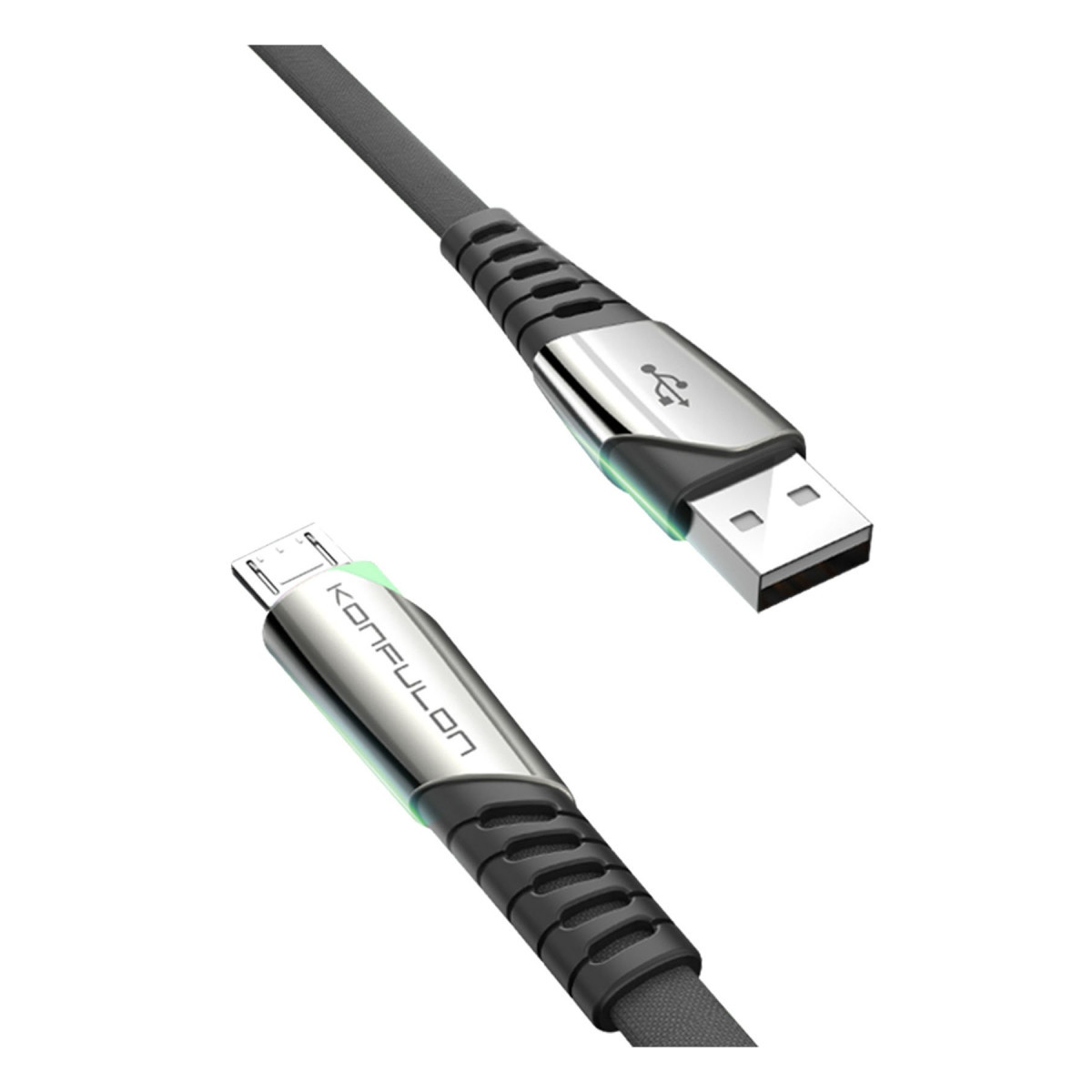 Konfulon DC16 Micro USB Kablo 1M 2.4A - Siyah — görsel 7