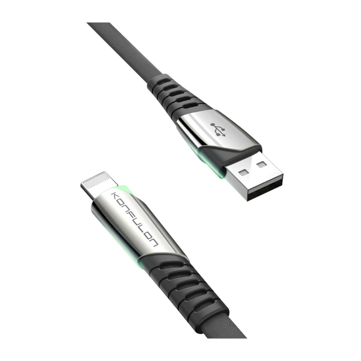 Konfulon DC17 Lightning Kablo iphone Uyumlu 1M 2.4A - Siyah — görsel 4