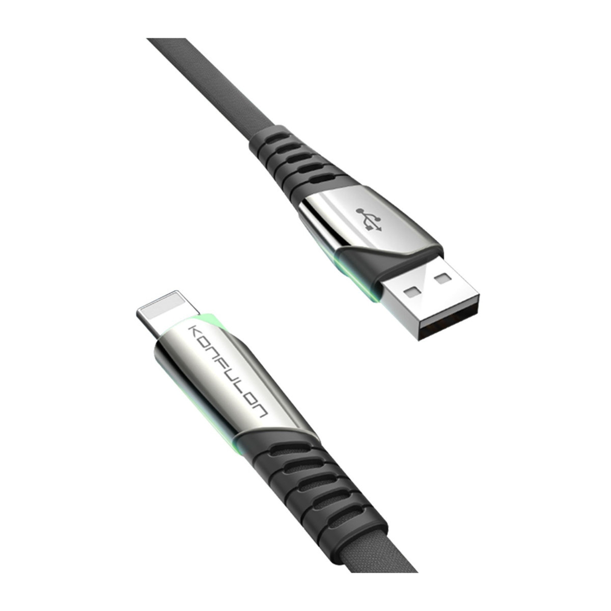Konfulon DC17 Lightning Kablo iphone Uyumlu 1M 2.4A - Siyah — görsel 7