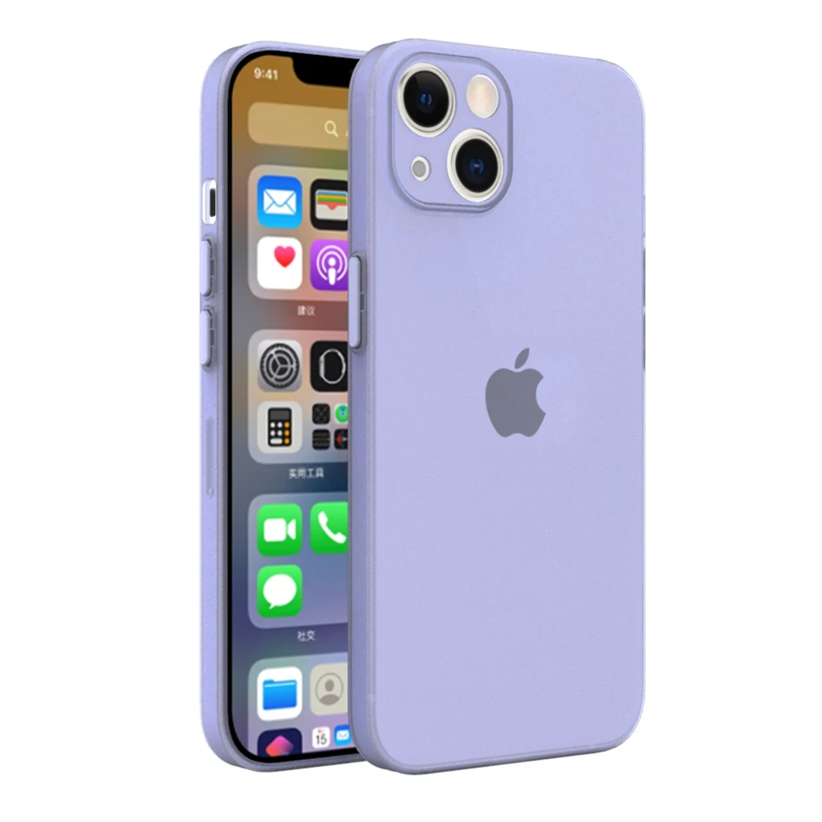 Newface Apple iPhone 13 Mini Kılıf Puma Silikon - Mor — görsel 2