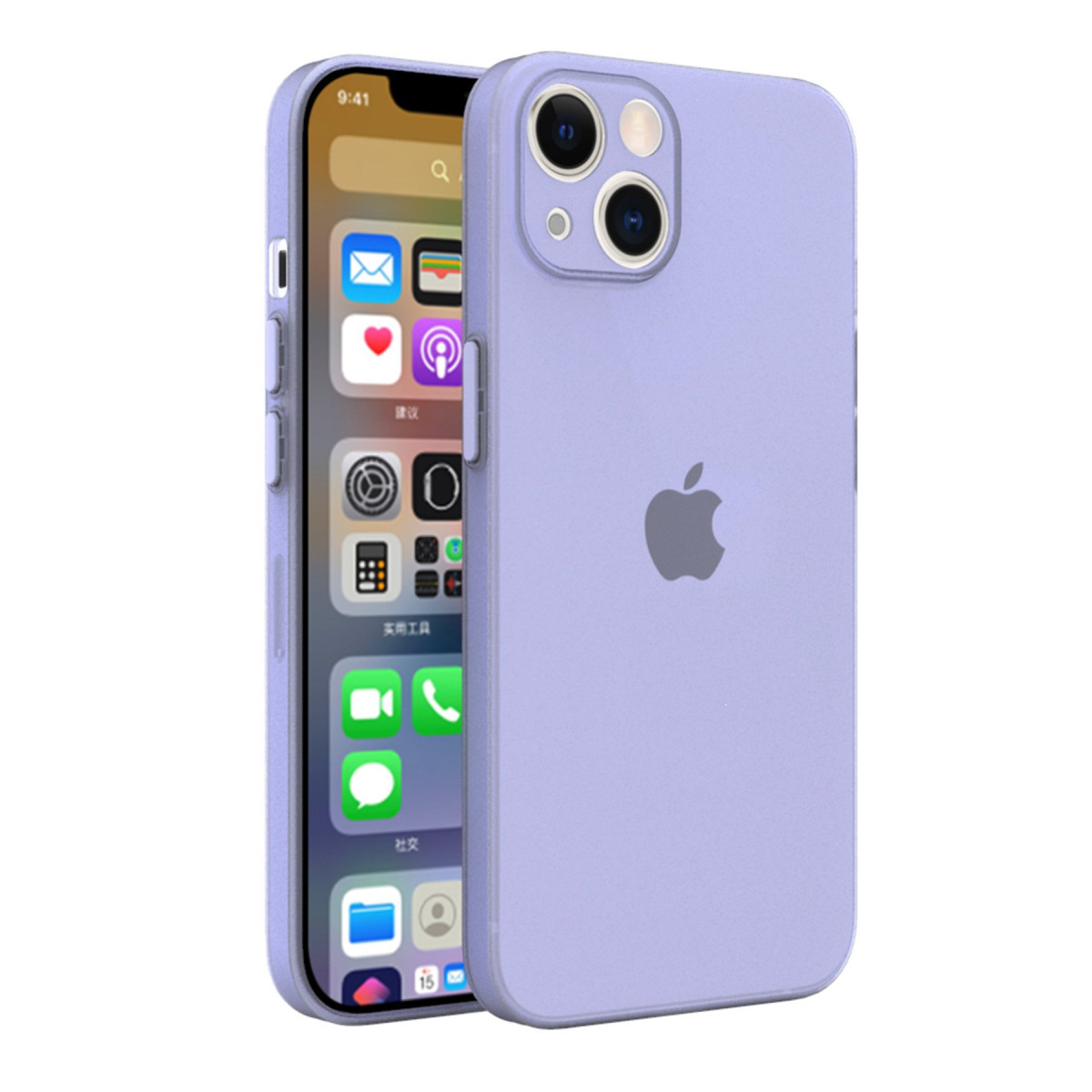 Newface Apple iPhone 13 Mini Kılıf Puma Silikon - Mor — görsel 3