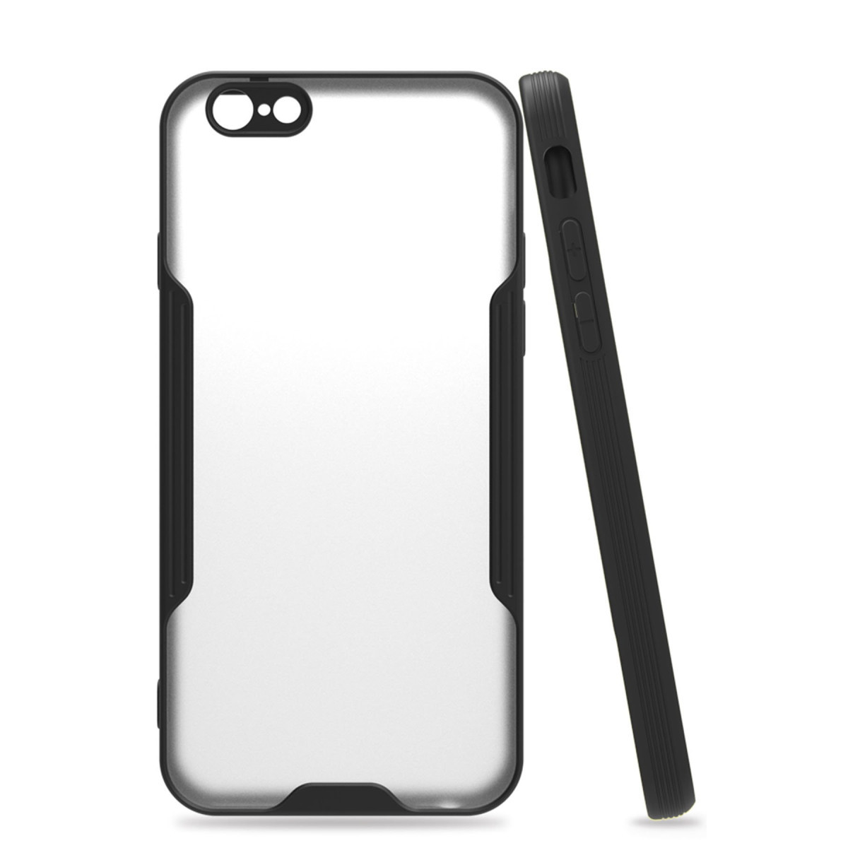 Newface Apple iPhone 6 Kılıf Platin Silikon - Siyah — görsel 3