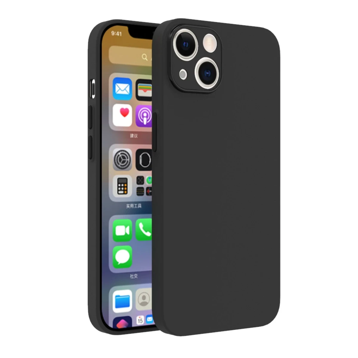 Newface Apple iPhone 13 Kılıf Puma Silikon - Siyah — görsel 2