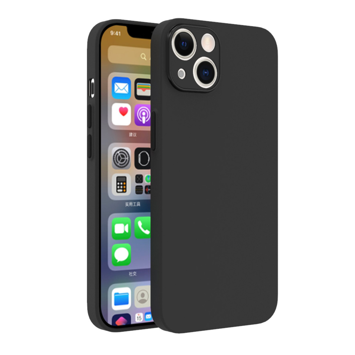 Newface Apple iPhone 13 Kılıf Puma Silikon - Siyah — görsel 3